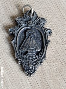 Antiguidades: Medalla Coronación Virgen del Valle - Écija ( Sevilla ) - 5,3 x 3,3 cm. - EXCELENTE - ÚNICA